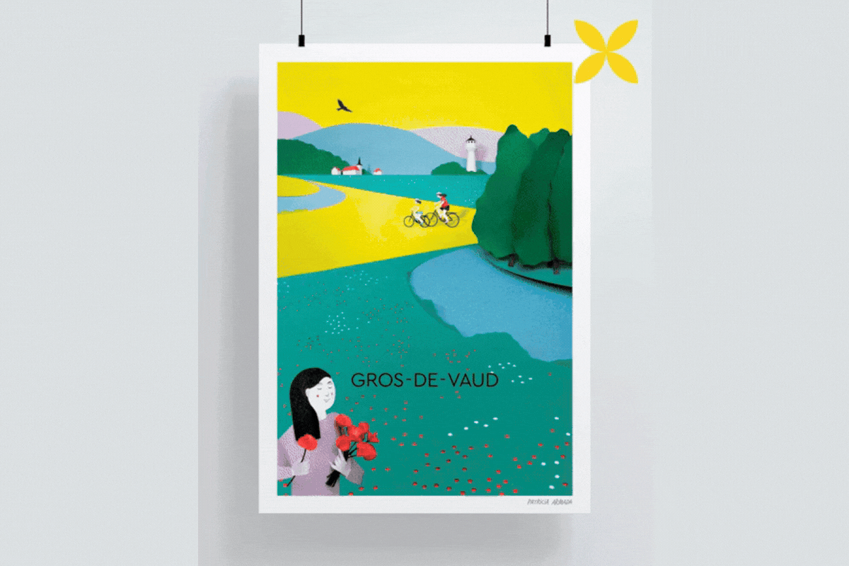 Cinq affiches artistiques pour célébrer le Gros-de-Vaud